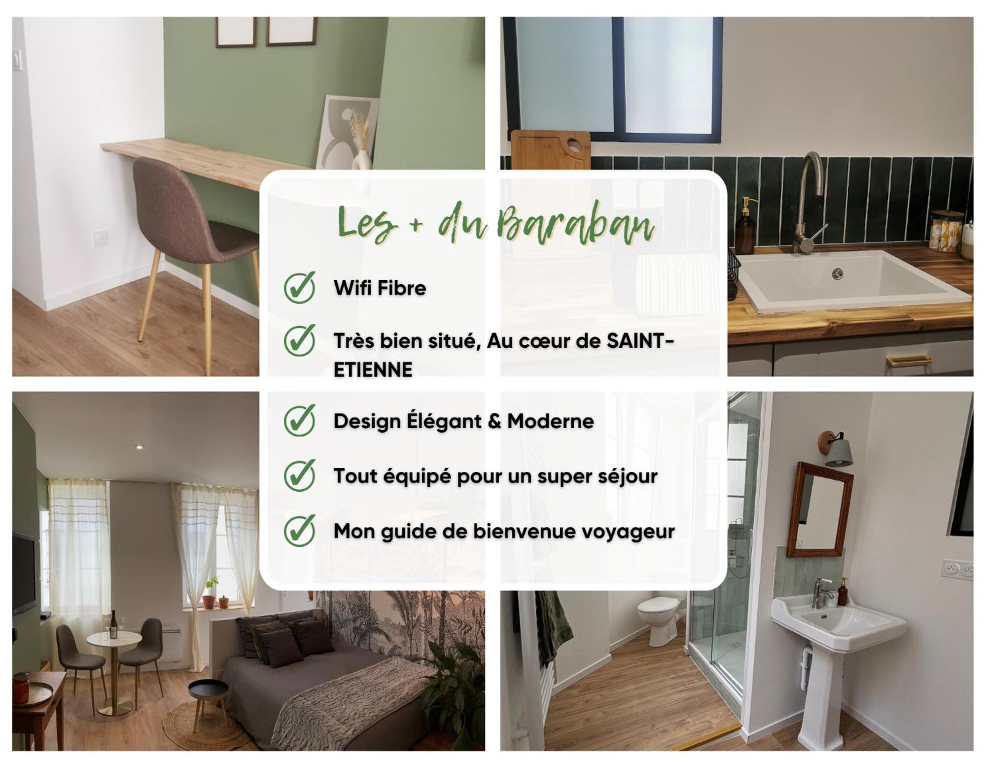 Le Baraban : Cocon Hypercentre Daire Saint-Etienne  Dış mekan fotoğraf